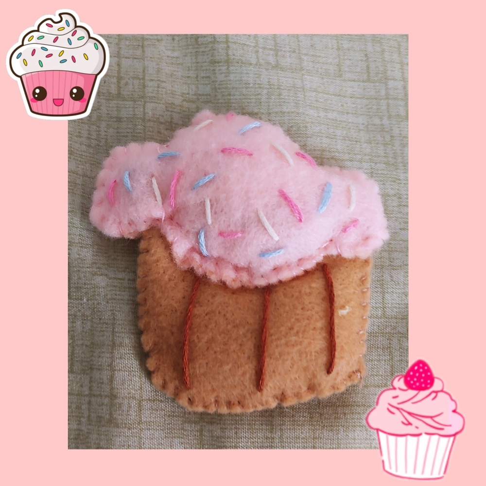 Pink Cupcake Cat Toy